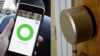 August Smart Lock amp Connect Review  Lock and Unlock Your Front Door Using A Smartphone [upl. by Greenlee582]