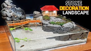 Make Diorama Miniature Stunning Realistic Waterfall at Home [upl. by Orsini]