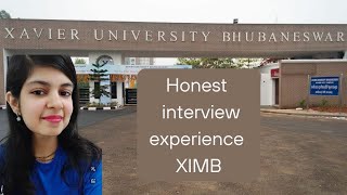 XIMB BM and HRM interview experience interview gmat ximb xavier catmbainterview [upl. by Frost]