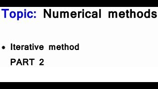 ASALevel Maths Numerical methods  Iterative method PART 2 [upl. by Ativahs]