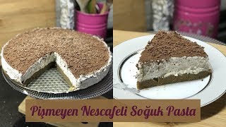 Pişmeyen Nescafeli Soğuk Pasta  Naciye Kesici  Yemek Tarifleri [upl. by Llekim]