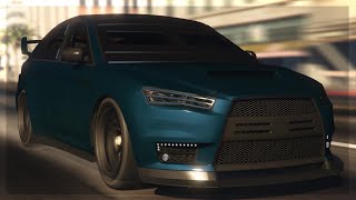 Karin Kuruma Armored Customizations Mitsubishi Lancer Evo X  GTA 5 Online [upl. by Aninaig]