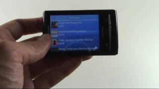 Sony Ericsson Xperia X10 mini Test Musikplayer [upl. by Fabrin]