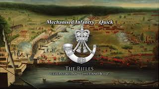 Mechanised Infantry  Quick March Of The Rifles [upl. by Sessilu806]