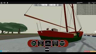 Roblox DSSIII sinking the Gaff Rigged Schooner [upl. by Ailaroc]