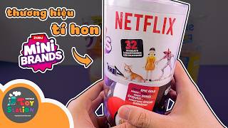 Những món đồ tí hon phiên bản NETFLIX Mini Brands ToyStation 911 [upl. by Om]