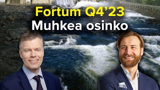 Fortum Q4’23 Vuolas osinko mutta lauhkea tulos [upl. by Cristie]