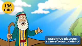 MARATONA DE DESENHOS BÍBLICOS 50 HISTÓRIAS DA BÍBLIA 3 HORAS DE DESENHOS ANIMADOS [upl. by Kjersti]