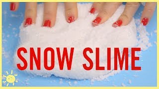 DIY  Snow Slime [upl. by Aihcela]