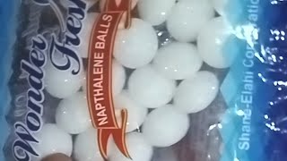 unpacking and crushing new naphthalen balls [upl. by Asserrac]