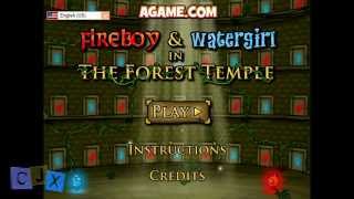 Fireboy and Watergirl The forest temple Multiplayer Gameplay CJX [upl. by Theresina527]