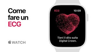 Apple Watch Series 4 — Come fare un ECG — Apple [upl. by Southard]