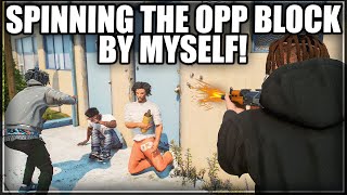 Spinning The Opp Block By Myself  GTA RP  Grizzley World WHITELIST [upl. by Ecyal]