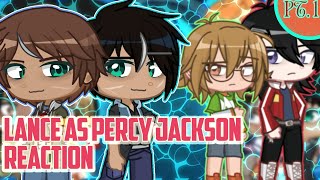 Voltron reacts to Lance as Percy Jackson 1 [upl. by Cock]