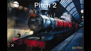 Hogwarts Express whistle pitches harrypotter hogwartsexpress [upl. by Mulloy]