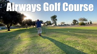 Airways Golf Course Back Nine Course Vlog  Fresno California [upl. by Aihseuqram]