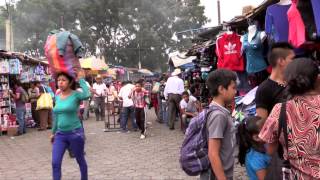 Market day in Antigua Guatemala [upl. by Seuqcaj]