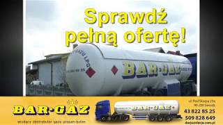 Propanbutan transport gazu Sieradz BarGaz [upl. by Alano]