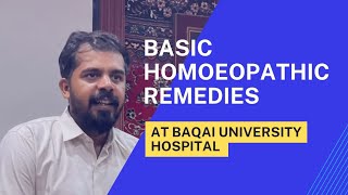 One day session on Basic Homoeopathic Remedies for Clinical Practice at Baqai University Hospital [upl. by Atinra]