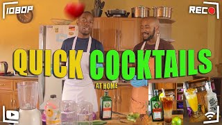 3 Easy Cocktails to make at home W TipsyCook amp YuppieTee  MayjorPlug S3E07 [upl. by Fillander683]