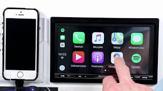 Radio samochodowe z Android Auto i CarPlay Sony XAVAX3005 DAB [upl. by Standing]