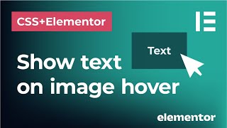 Show text over image on hover in Elementor and CSS I Fade in text on background image with overlay [upl. by Enelhtac]