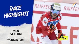 Feller makes backtoback Slalom wins in Switzerland  Audi FIS Alpine World Cup 2324 [upl. by Julius]