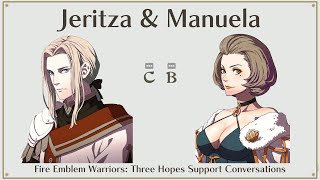 Jeritza amp Manuela Support Conversations  Fire Emblem Warriors Three Hopes [upl. by Bridwell]