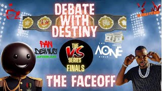 Final Face OFF PAN VS AONE Debate with Destiny [upl. by Macguiness]