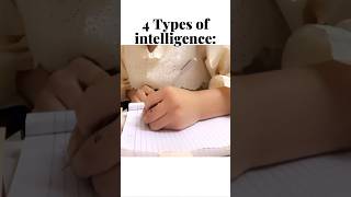 4 Types of Intelligence shorts motivation study iq [upl. by Lavinie886]