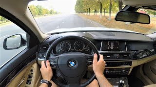 2014 BMW 520i  POV Test Drive acceleration 0 100kmh [upl. by English]