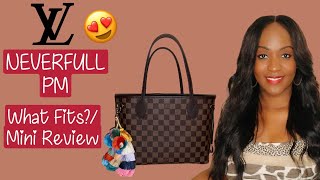 😍 2020 LOUIS VUITTON NEVERFULL PM The Perfect “in between bag” [upl. by Martreb294]