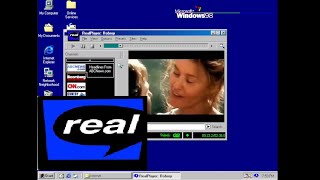 Windows 98  Install RealPlayer G2 and play video [upl. by Modeste]