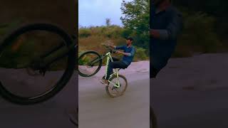 VOOOOOM   Baccha ka reaction  Cycle Stunt  Wheelie cycling wheelierider stunt [upl. by Yddor63]