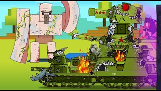 This Iron Monster saved the KV44  Cartoons about tanks [upl. by Prisilla559]