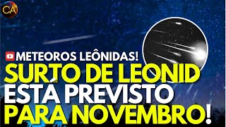 METEOROS SERÁ QUE UM SURTO DE LEONIDS quotFORA DE TEMPORADAquot ESTÁ PREVISTO PARA NOVEMBRO [upl. by Draillih]