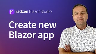 Create new Blazor CRUD application with Radzen Blazor Studio [upl. by Royd]