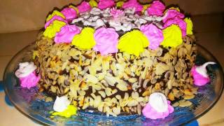 Cuisine Melissa kahina Tarte d anniversaire ma fille kahina مطبخ ميليسا كهينا تورته عيد ميلاد كهينا [upl. by Ainoz]