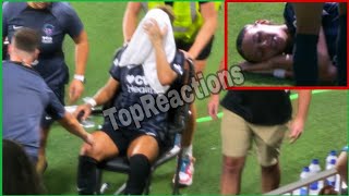 Trinity Rodman injury 🔴 Trinity Rodman leaves NWSL match in wheelchair [upl. by Heda]