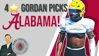 Breaking News Jamarrion Gordon 26 Safety Commits to Alabama [upl. by Alleinad]