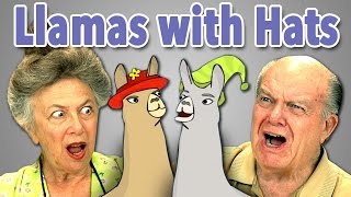 ELDERS REACT TO LLAMAS WITH HATS [upl. by Antonin443]