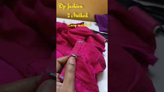 Method 2 hooks stitching Easy method easymethod dp fashion [upl. by Uaeb]