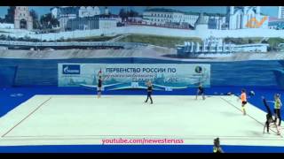 Yana Kudryavtseva Ball 2 Training – Kazan 2016 [upl. by Enitnatsnoc]