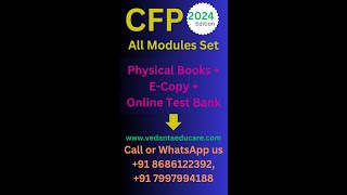 CFP  All Modules Set Latest 2024 Edition  Order from website or App [upl. by Whittemore453]