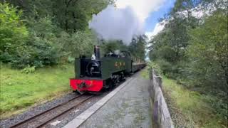 Vale of Rheidol Railway Garratt NG60 amp Rheidol Tank no 7 at Rhiwfron August 2024 [upl. by Pfeifer]