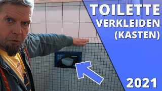 Tutorial Unterputzspülkasten verkleiden selber machen 2021 [upl. by Yenruoc949]