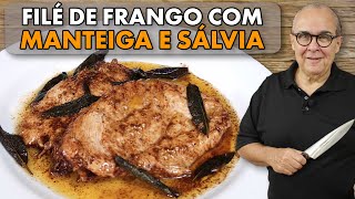 RECEITA DO CHEF TAICO DE BIFE DE PEITO DE FRANGO BEM SUCULENTO E SABOROSO [upl. by Eniluap]