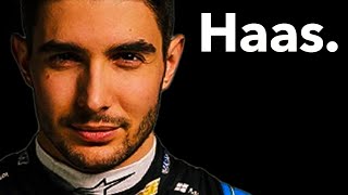 BREAKING ESTEBAN OCON SIGNS WITH HAAS F1 News [upl. by Anidene]