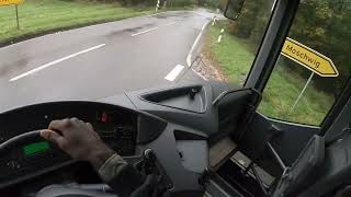 POV Bus driving Germany WittenbergBad Schmiedeberg Manual shifter [upl. by Filler]