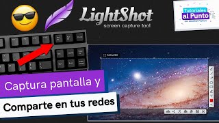 Lightshot Captura pantalla y comparte fácilmente  Tutoriales al Punto [upl. by Anait]